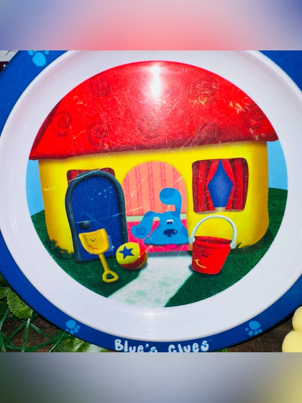 Vintage Blue’s Clues 90’s Nostalgic Kid’s Plate